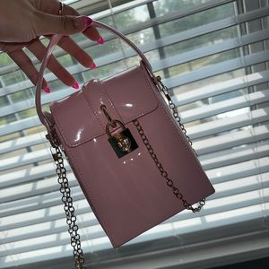 Pink purse- handle or with chain